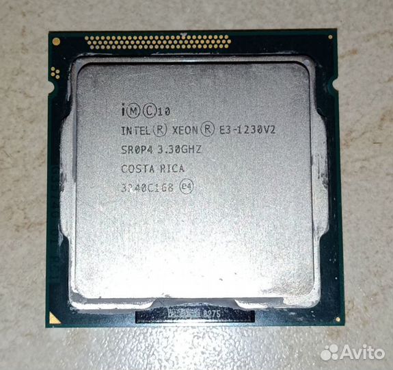 Процессор Intel Xeon E3-1230v2 / i7-3770