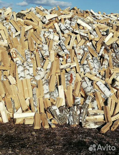 Дрова березовые колотые