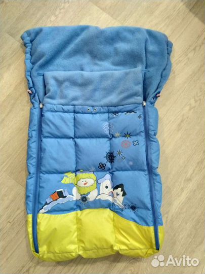 Конверт на выписку зимний на пуху