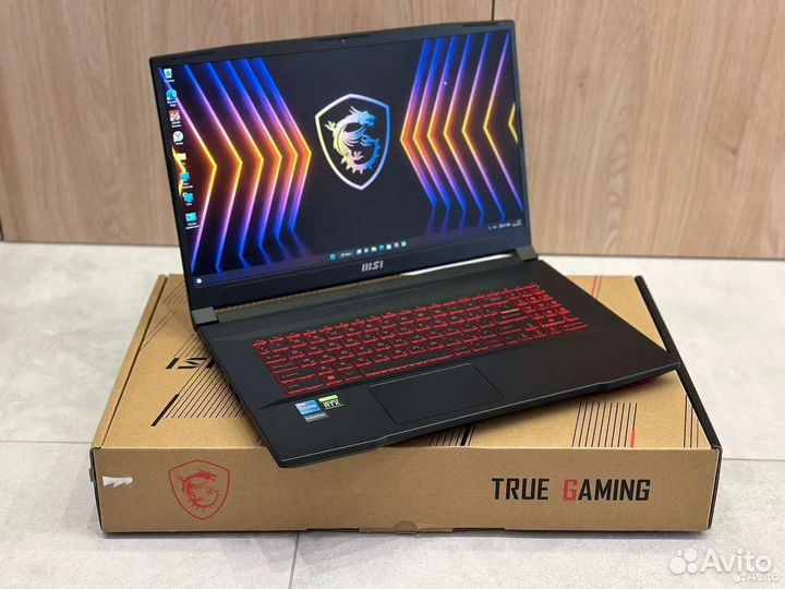 Огромный MSI core i7-12650H 16Gb RTX3050 SSD512