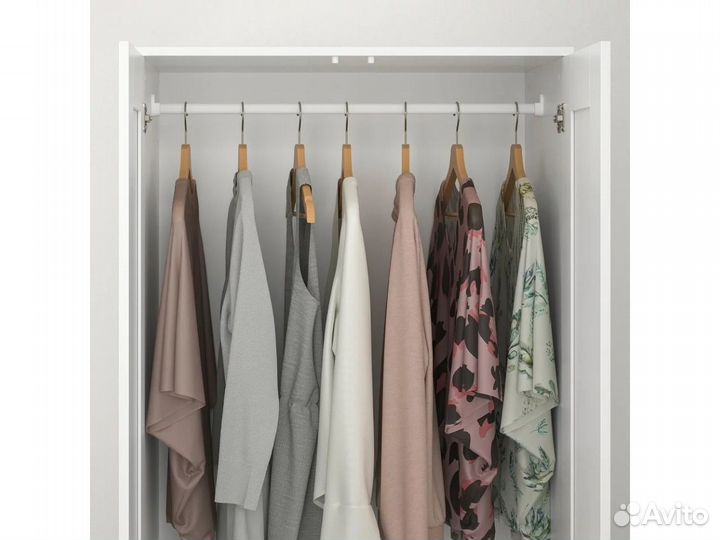 Распашной шкаф икеа Бримнэс. Белый шкаф (новый)