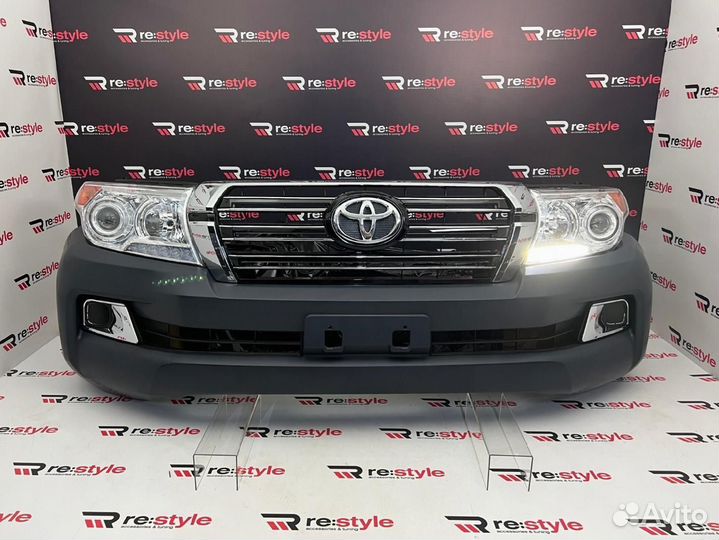 Бампер + Фары Toyota Land Cruiser 200 U1953