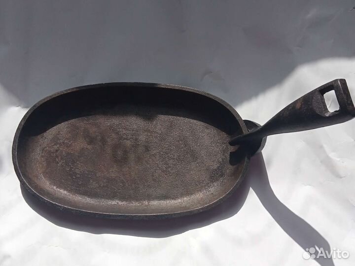 Чугунная сковорода СССР бу