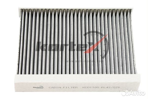 KC0110S Фильтр салонный honda civic viii 06- (угол