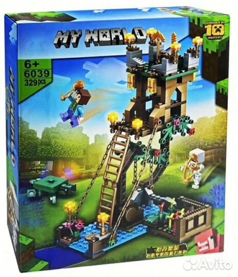 Конструктор Майнкрафт Minecraft Башня на дереве