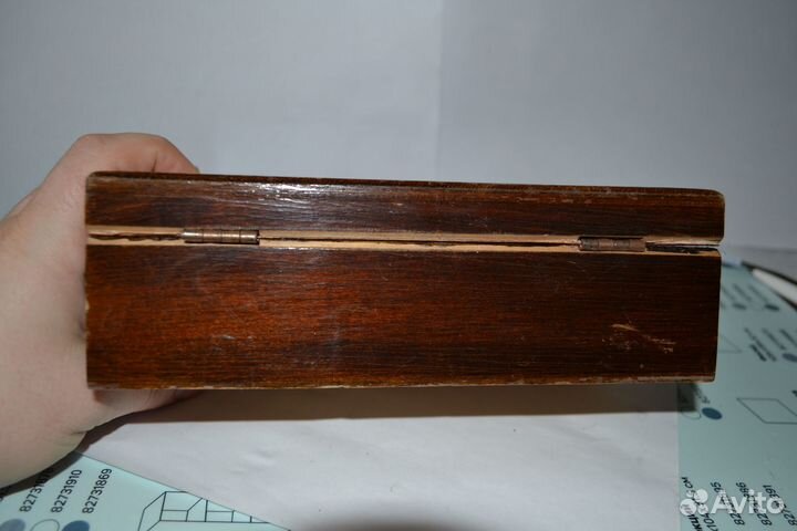 Шкатулка деревянная СССР 20,5х12
