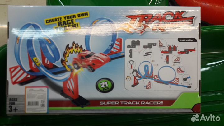 Инерционный трек с машиной