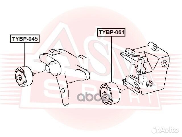 Ролик натяжной навесного оборудования перед