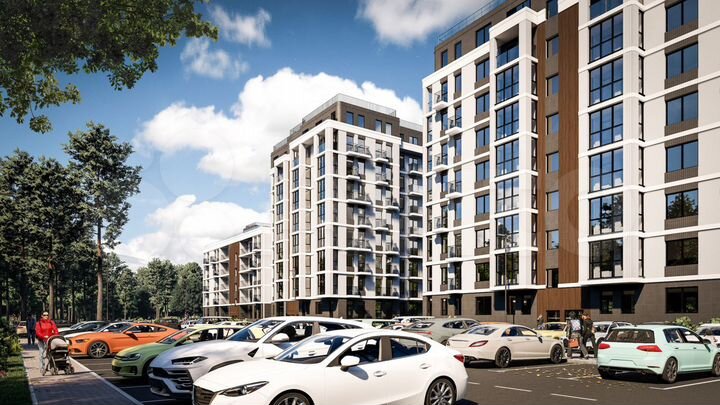 2-к. квартира, 81,1 м², 2/9 эт.