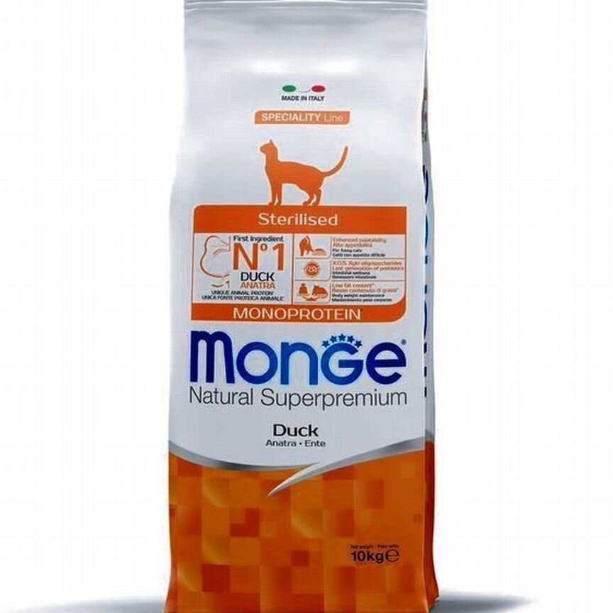 Monge Cat Speciality Line Monoprotein Sterilised