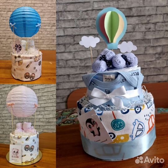 Торт из памперсов/подгузников