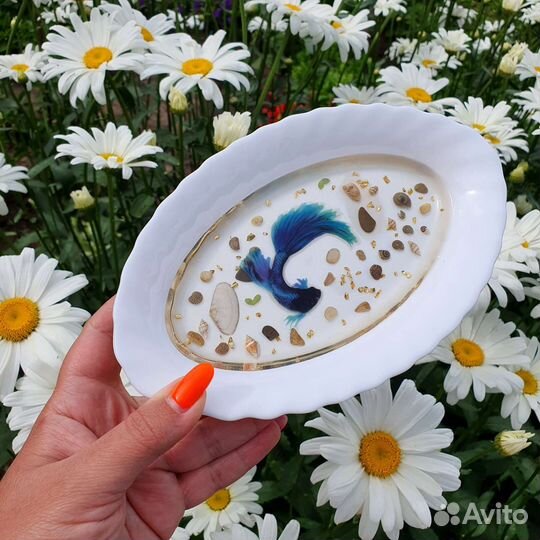 Салатница с рыбками 3д