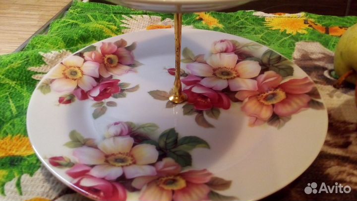 Фруктовница большая 2х ярусная