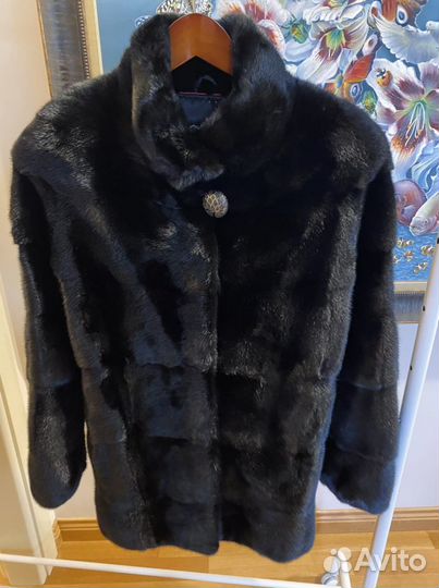 Шуба BlackGlama черная