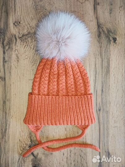 Шапка для девочки осенняя/весенняя