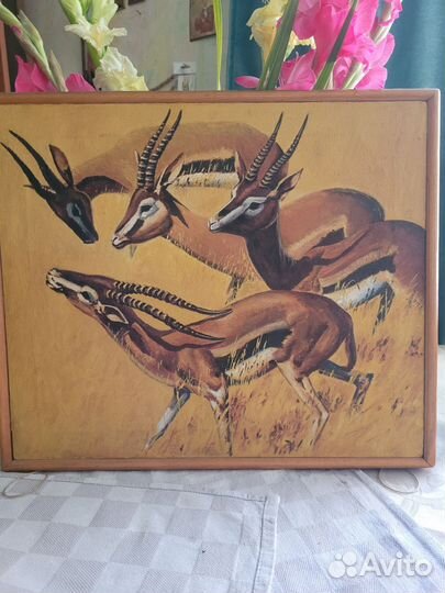Картина Антилопы 50 60 годы