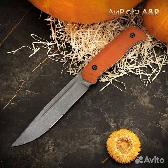 Нож Леший Т (микарта, stonewash)