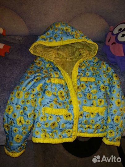 Куртка на девочку+снуд в подарок