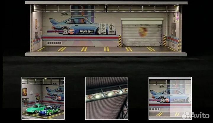 Диорамма парковка 1:64