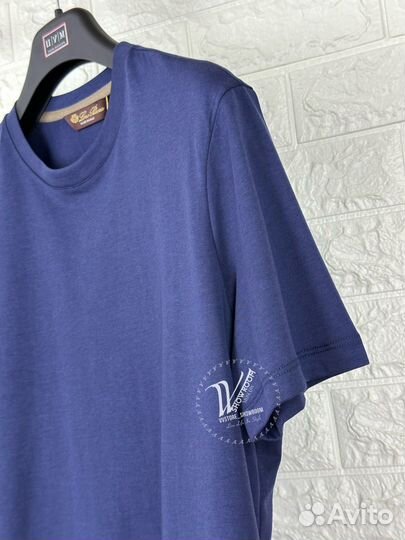 Футболка Loro Piana Marine Blue