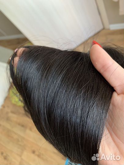 Волосы натуральные на трессе 167 гр. 65 см