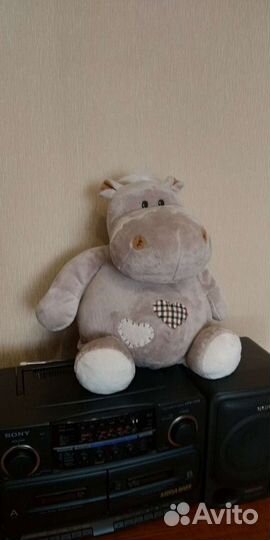 Мягкая игрушка бегемот 33 -35см