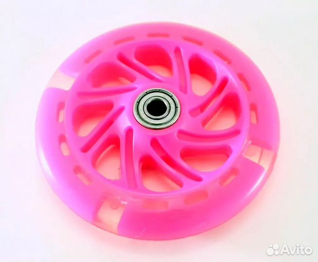 Колесо для самоката KMS d120мм PU pink (с подшипни