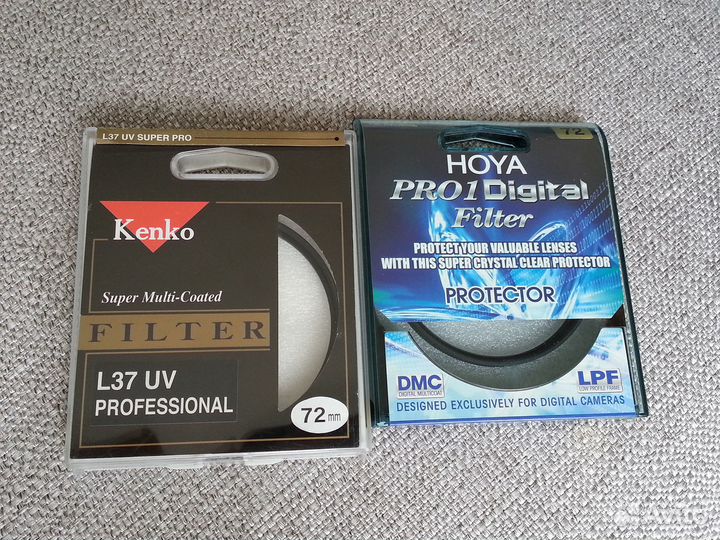 Светофильтры Kenko и Hoya 72mm