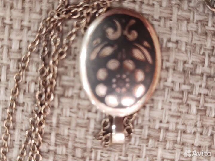 Кулон серебро СССР