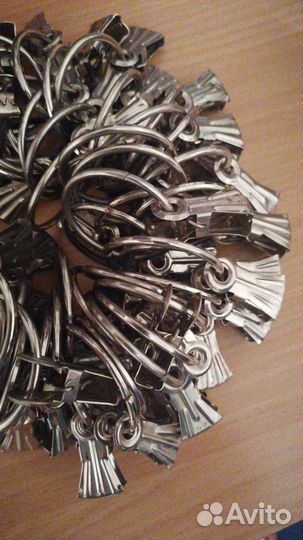 Прещепки металлические для штор