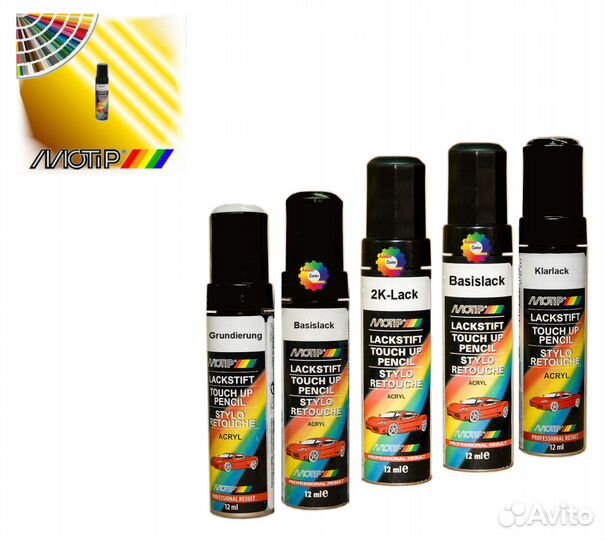 Подкраска сколов и царапин с кисточкой или маркер