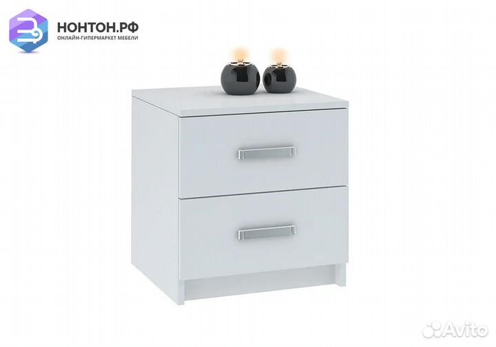 Тумба прикроватная Лофт 420 белый
