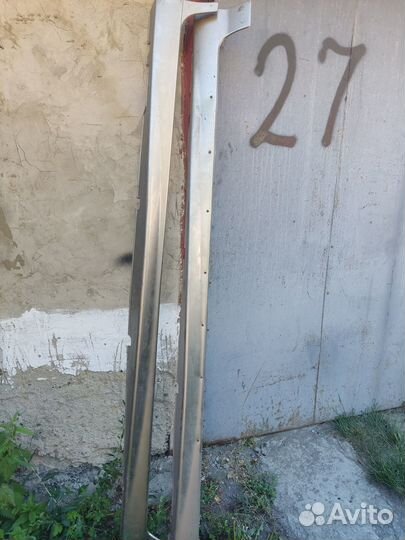 Накладки на пороги honda авансиер