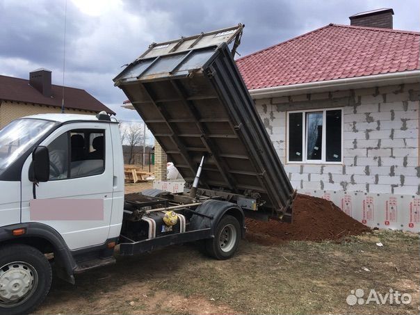 Вывоз грунта газель самосвал/зил