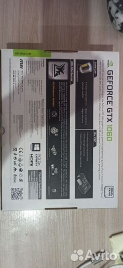 Видеокарта gtx 1060 3gb