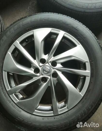 Летние колёса Nissan X-Trail 225/60/18 Bridgestone