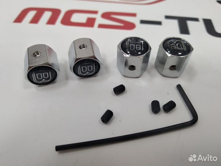 Колпачки на ниппели Mercedes с антикражей B