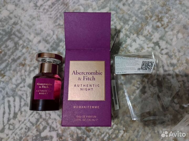 Abercrombie Fitch Authentic night 30 мл