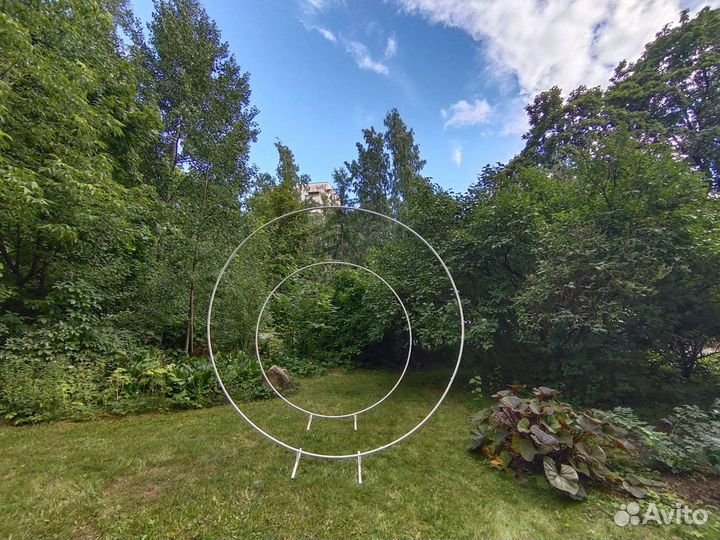 Свадебная арка (кольца) в аренду