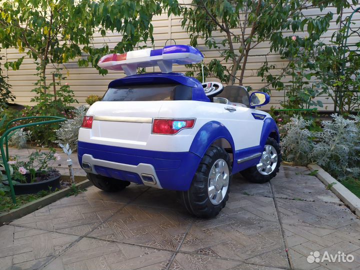 Электромобиль Jeep полиция для детей
