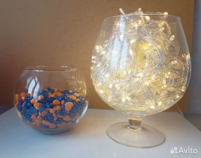 Ваза стеклянная круглая сфера аквариум