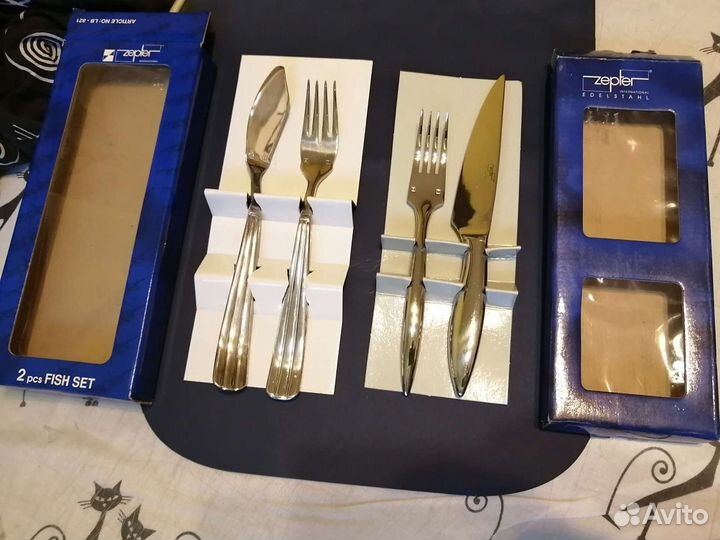 Новый набор на одну персону для рыбы