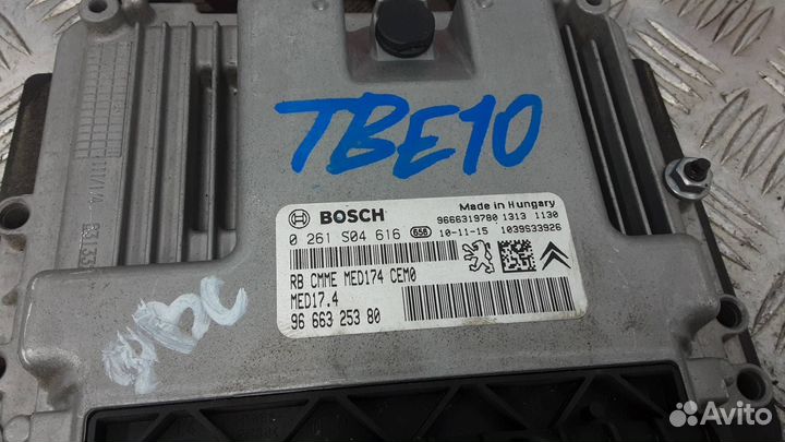 Блок управления двигателем Peugeot 308 T7 2010