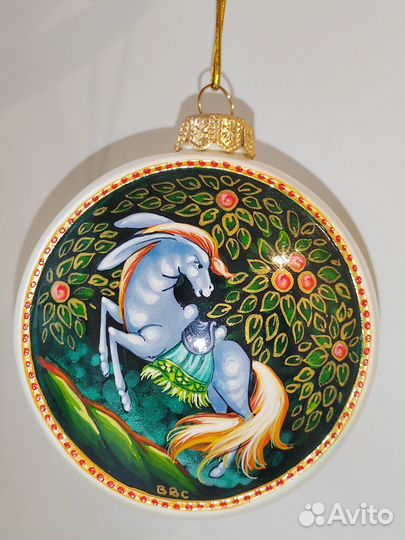 Ёлочная игрушка, конёк горбунок, лф