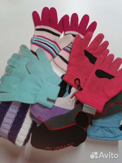 Шапка и снуд для девочки, зимние аксессуары