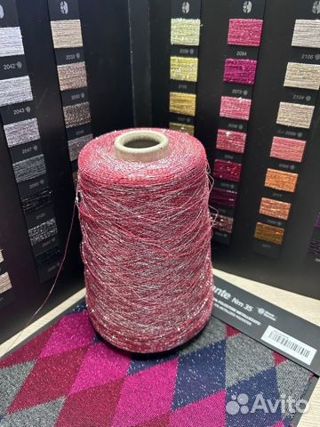 Пряжа с люрексом, производство Италия