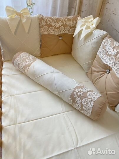 Бортики в кроватку новые