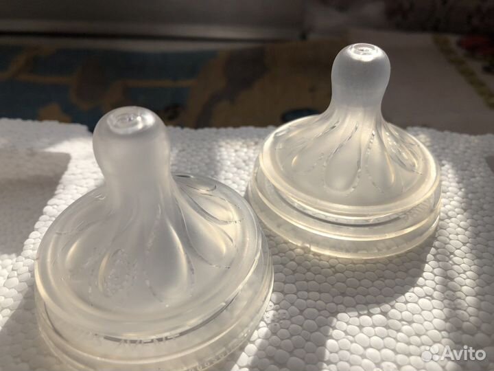 Соски бутылочные новые Avent +6