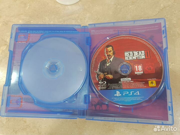 Диски на ps4 RED dead 2