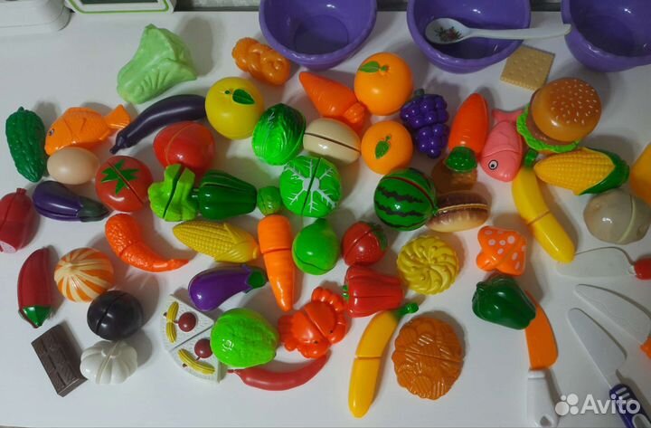 Овощи фрукты игрушки